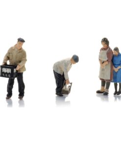 Artitec 5870050 - Milkmen with customers, 3 pieces