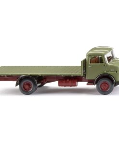 Wiking 085203 - Flatbed truck (MB short-hood) - reed green