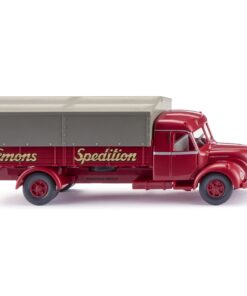 Wiking 085509 - Flatbed truck (Magirus S 7500) "Emons forwarding company"