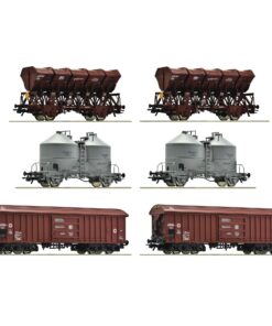 Roco 6600329 - 6 piece display: Marshalling yard/bulk goods, DB, era IV