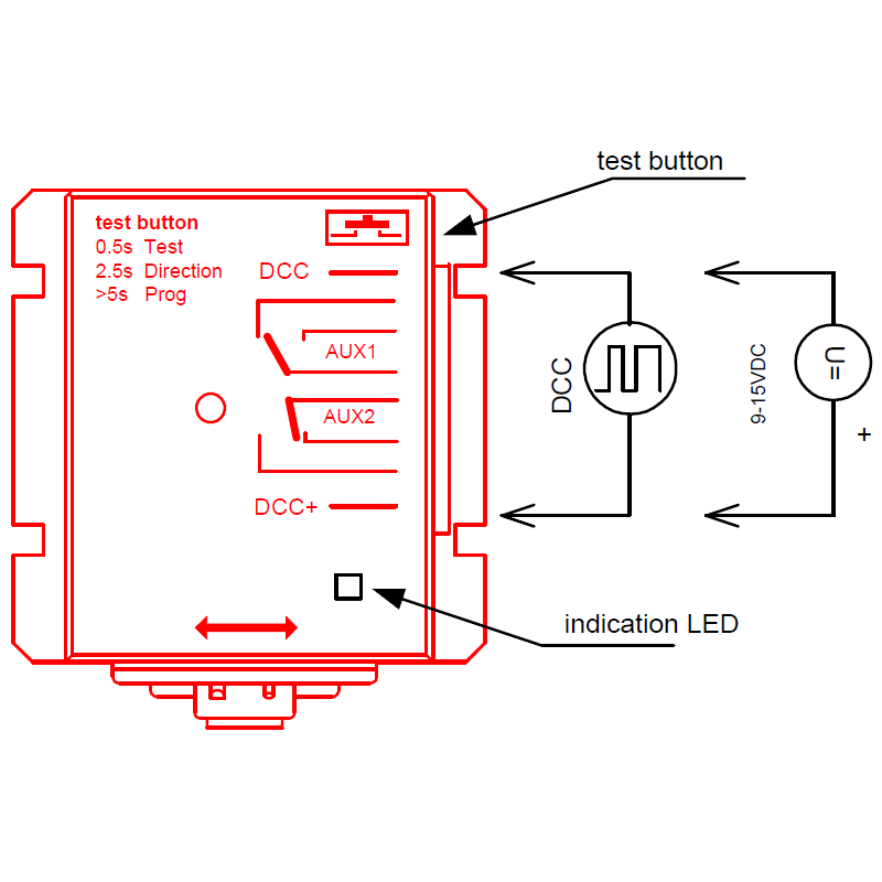 MTB DP4 - Universal Slow action point motor with built in Double switch and integrated DCC decoder - Image 2